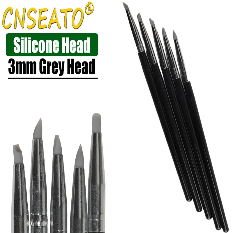 5 Pcs Dental Resin Brush Pens Resin Shaping Brushes For Composite Cement Adhesive Porcelain Teeth Dentist Tools Dentistry Lab