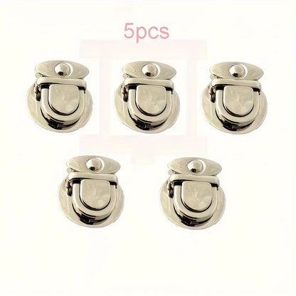 5Pcs Women's Lock Clasp - DIY Craft Hand Bags Clasp - Metal Snap Clasp Locks - Wallet Fasteners - Wallet Buckle