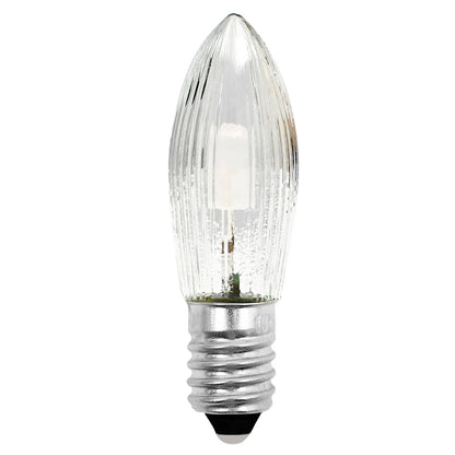 Warm Light Glass Bulbs Tapered Candles E10 LED Replacement Bulbs for Lights Candle Arch Bathroom Kitchen Home Lamps Bulb Deco