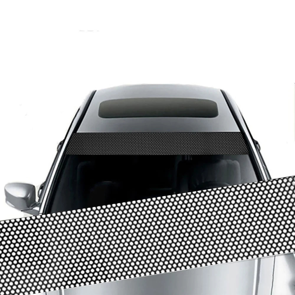 Car Sunshade Stickers Auto Front Windshield 3D Vinyl Film Rear Gear Sunshade Decorative Decals Stickers Cars Decorative Stick