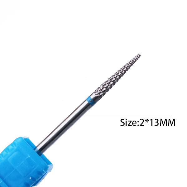 1pc Carbide Tungsten Nail Drill Bit Rotate Burr Milling Nail Cutter Bits Electric Drill Machine For Manicure Pedicure Tools -