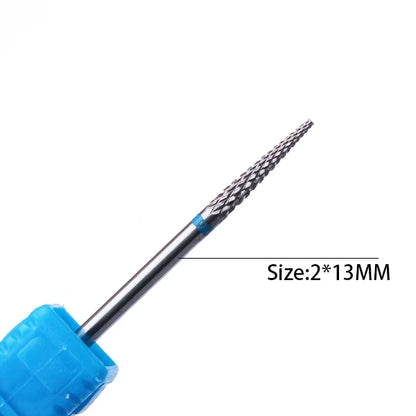 1pc Carbide Tungsten Nail Drill Bit Rotate Burr Milling Nail Cutter Bits Electric Drill Machine For Manicure Pedicure Tools -