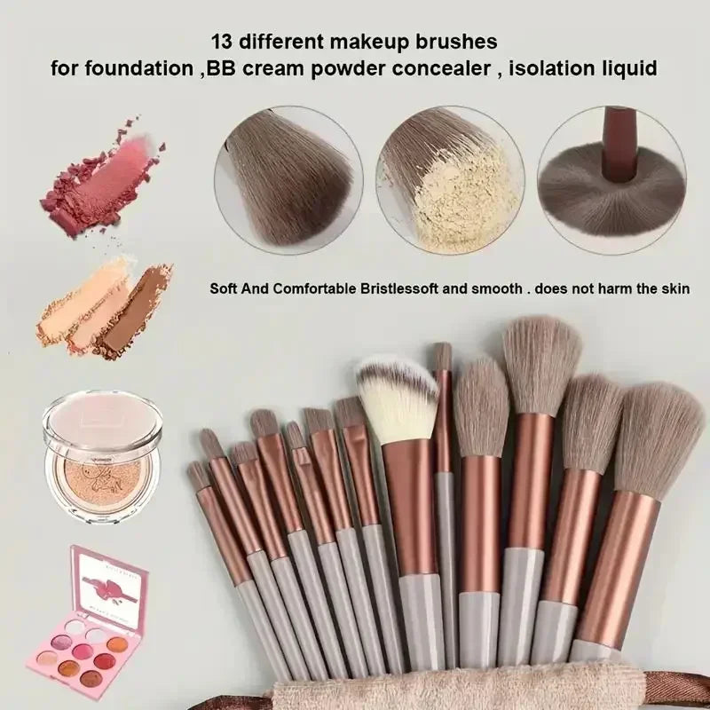 Makeup Brush Set Soft Fluffy Professiona Cosmetic Foundation Powder Eyeshadow Kabuki Blending Make Up Brush Beauty Tool Makeu