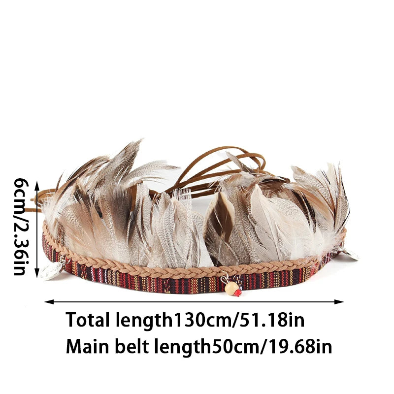 Hat Accessories Ethnic Style Hat Decorative Ribbon Rope DIY Cowboy Hat Lace-up Headband Men's Women's Hat Bands Fashion Decor