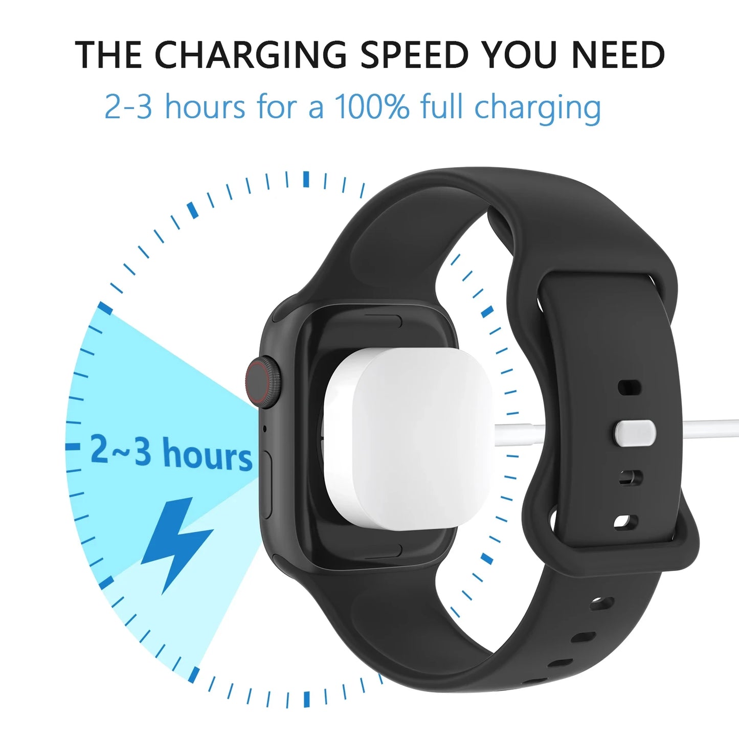 New Magnetic Wireless Charger for Apple Watch Series 9 8 7 6 5 4 SE Fast Charging Cable USB Type C for iWatch Series 6 3 5 3 