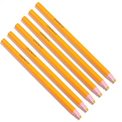 6pcs Multicolor Fabric Cloth Marker Pencils Cut-free Sewing Chalk Tailor Pen for Garment Leather Marking Crayon Sewing Tools 