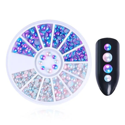 nail parts nail art glitter rhinestone Crystal gems jewelry Bead Manicure decoration accessories nail supplies for profession