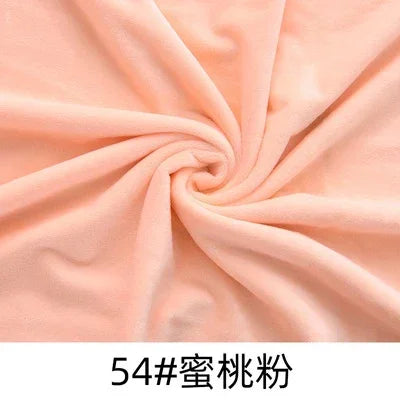 50x50cm 1mm Doll Skin Fabric Factory Special Skin Color Fabric Crystal Super Soft Short Plush Fabric DIY Handmade Cloth TJ987