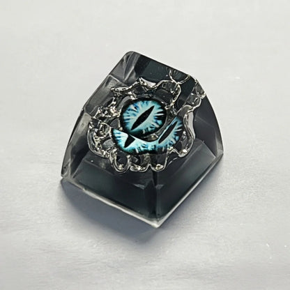 Evil Eyes DIY Mechanical Keyboard Resin Keycaps Artisan Customized Pretty Sun And Moon/Stars Design Custom Keycaps for Keyboa