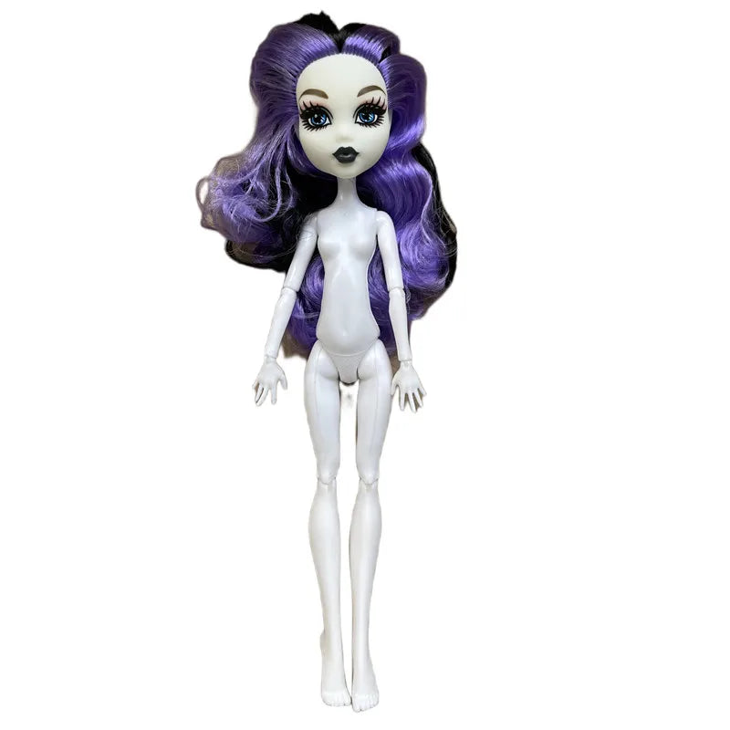 Multi-Joints Movable Doll Body Toy 23cm Doll Toy To Fit Many Heads White Green Brown Purple Monstering High Doll Body Cat hea