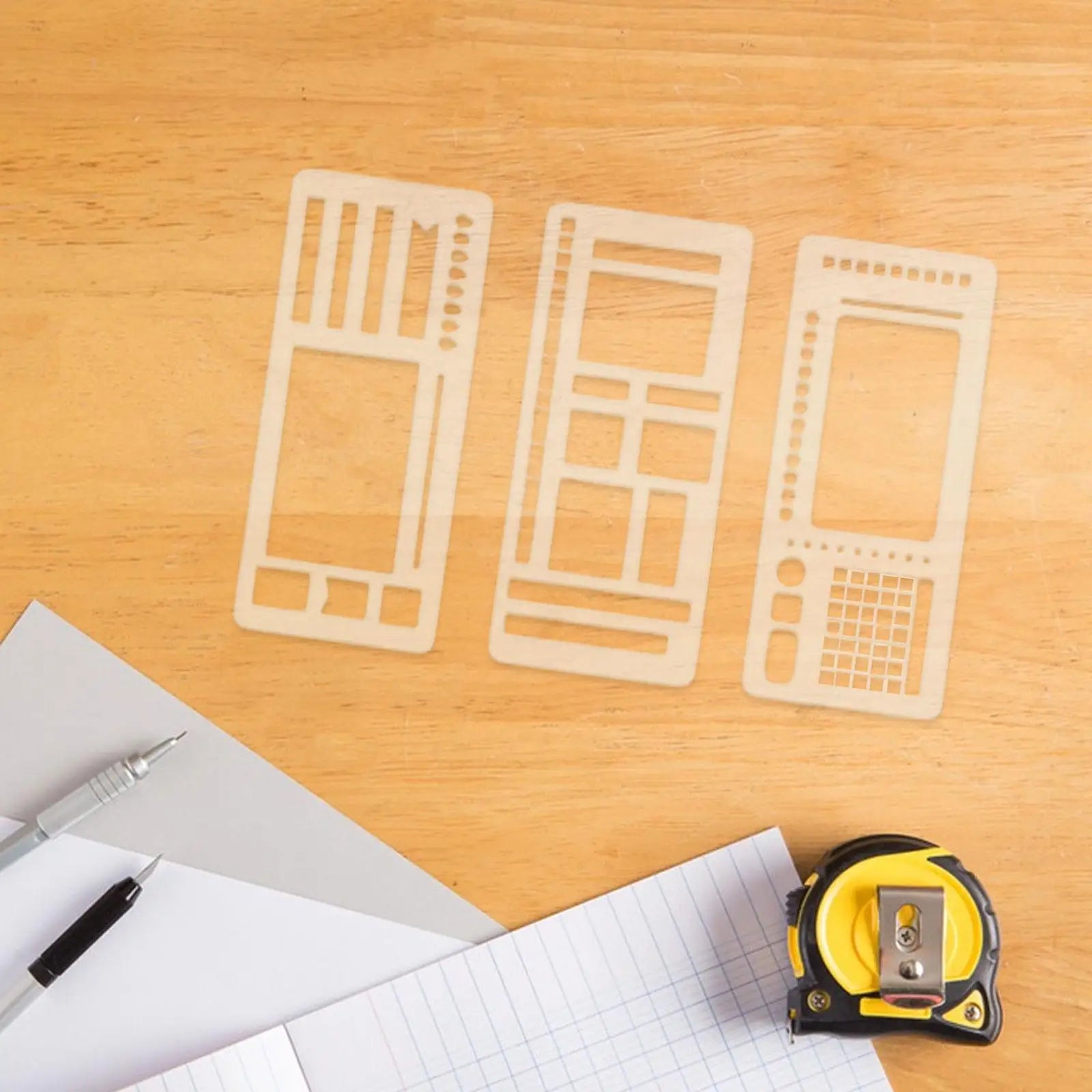 3x Journal Stencil Planner Stencils Multifunction DIY Crafts Checklist to Do