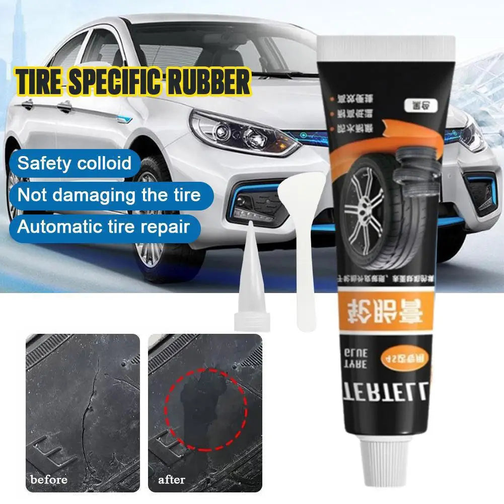 30ml Multifunctional Liquid Tire Rubber Glue Crack Repair Adhesive Rubber Glue Rubber Glue Sidewall Puncture