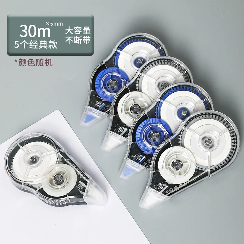 5 Pieces/Set White Out Correction Tape Multiple Color Student Kawaii Error Correction Erasers Student School Stationery Suppl