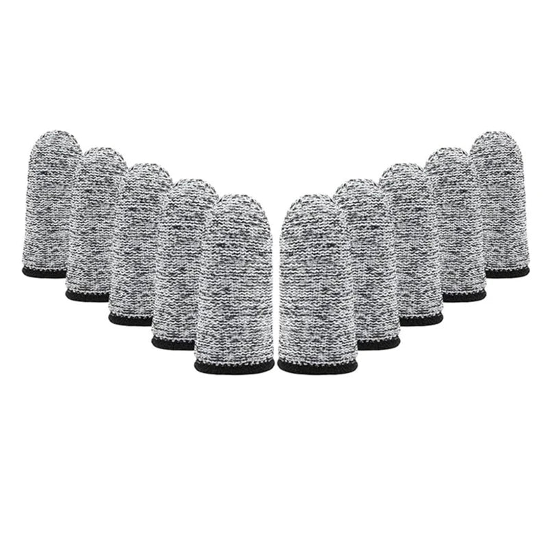 Level 5 Anti-Cut Finger Cover High-Strength Safety Flexible Anti Cut Fingertip Gloves Kitchen Tool Reusable and Durable - Pac