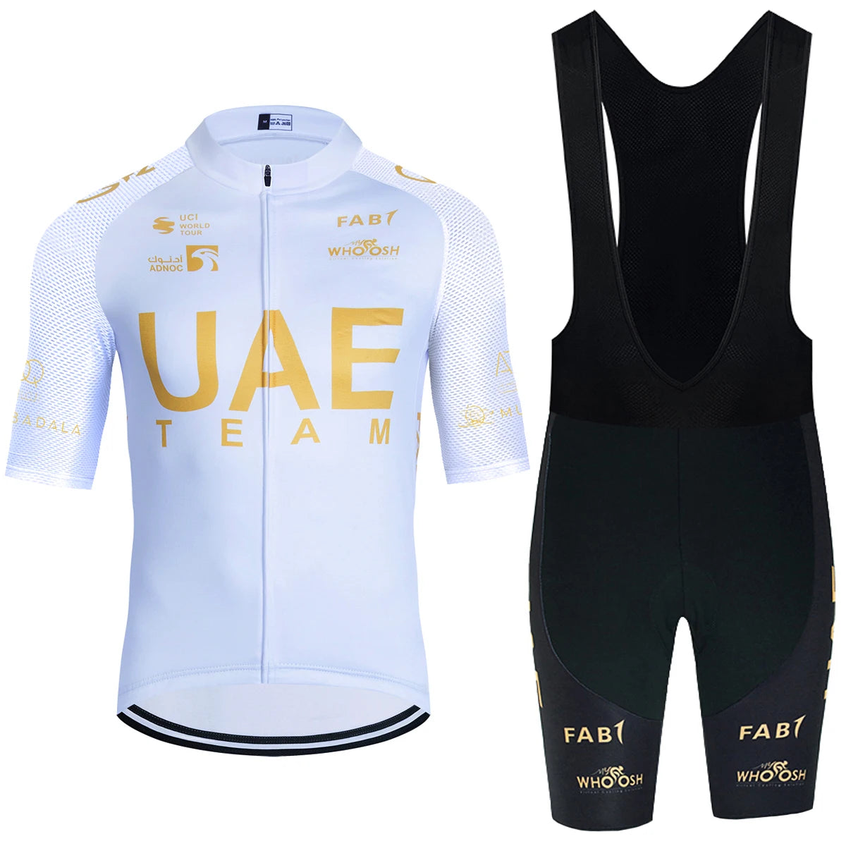 2026 New WHITE Cycling Jersey UAE Team Bike Jersey Shorts 10 Color Men Women Quick dry Ropa Ciclismo Pro Bicycle TShirt Cloth