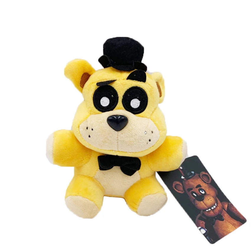 Five Night At Freddy Fnaf Cute Plush Toys Game Doll 18 CM Bonnie Bear Foxy Cartoon Stuffed Dolls Freddy Toys For Children Gif