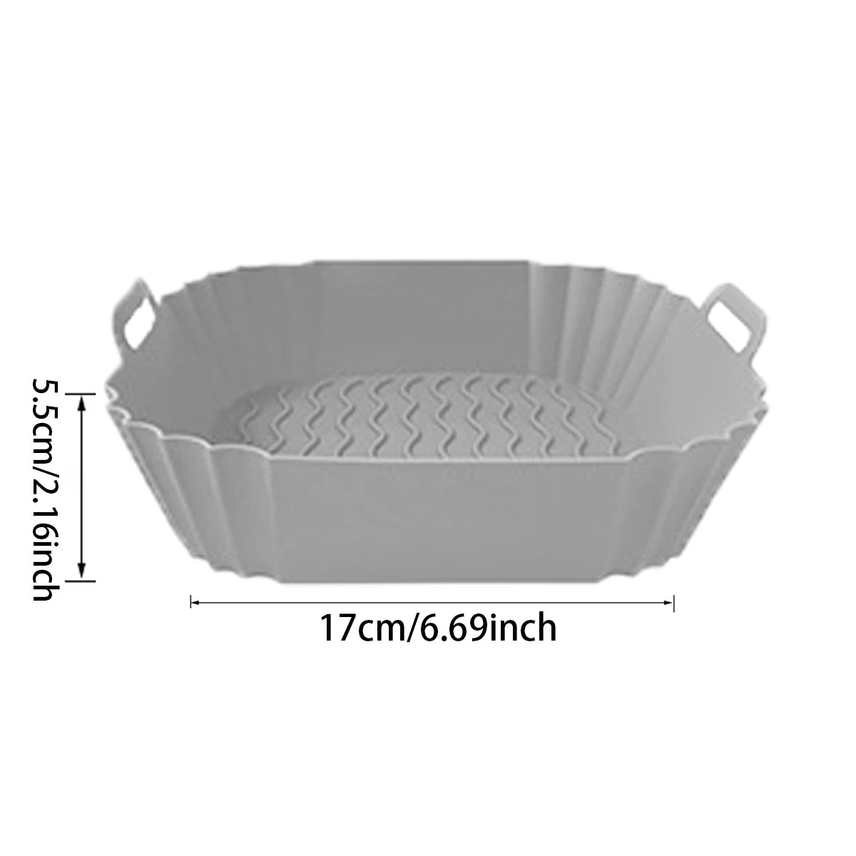 Silicone Air Fryer Liners Pot,Airfryer Basket Cooking Gadgets ,Reusable Baking Tray Non-stick Pizza Pan Oven Kitchen Accessor