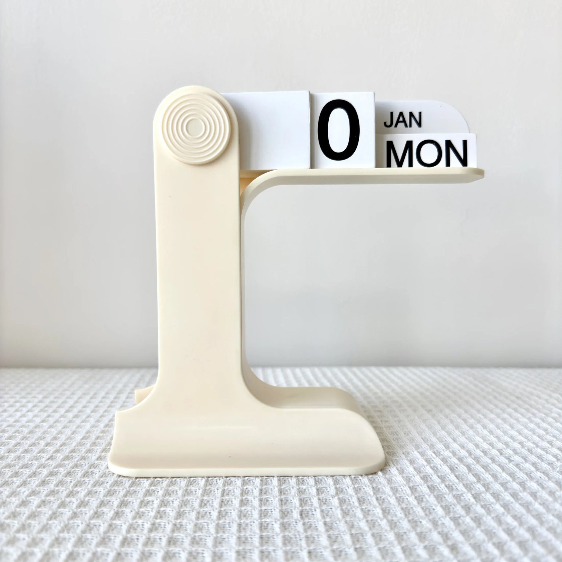 1pc modern minimalist style plastic creative perpetual calendar, desk calendar, office desktop decoration, new home decoratio