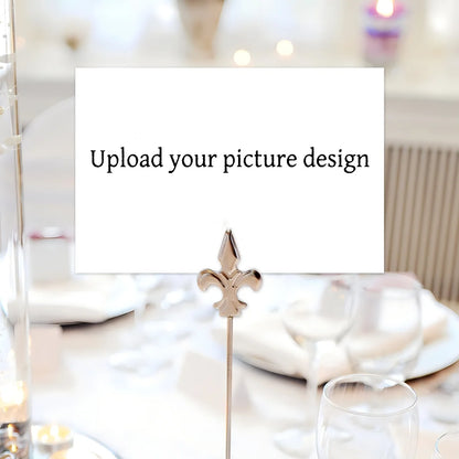 50pcs Custom Image Cards For Wedding Invitation,Reception Message Cards,Thank You Menu Table Cards,Events Celebration Decorat