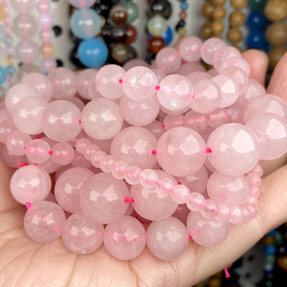 Natural Stone Beads 4 6 8 10mm Tiger Eye Lava Amazonite Turquoises Agates Jaspers Beads For Jewelry Making DIY Bracelet Neckl