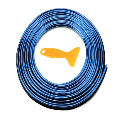 5M Interior Car Moulding Trim Strips DIY Flexible Anti Scratch Lines 5m Decoration Strip Dashboard Car-styling Accessories - 