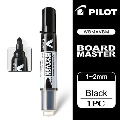 1PC Japan PILOT Whiteboard Marker WBMAVBM Large Capacity Ink Color Markers Office Accessories School Stationery Teacher Gift 