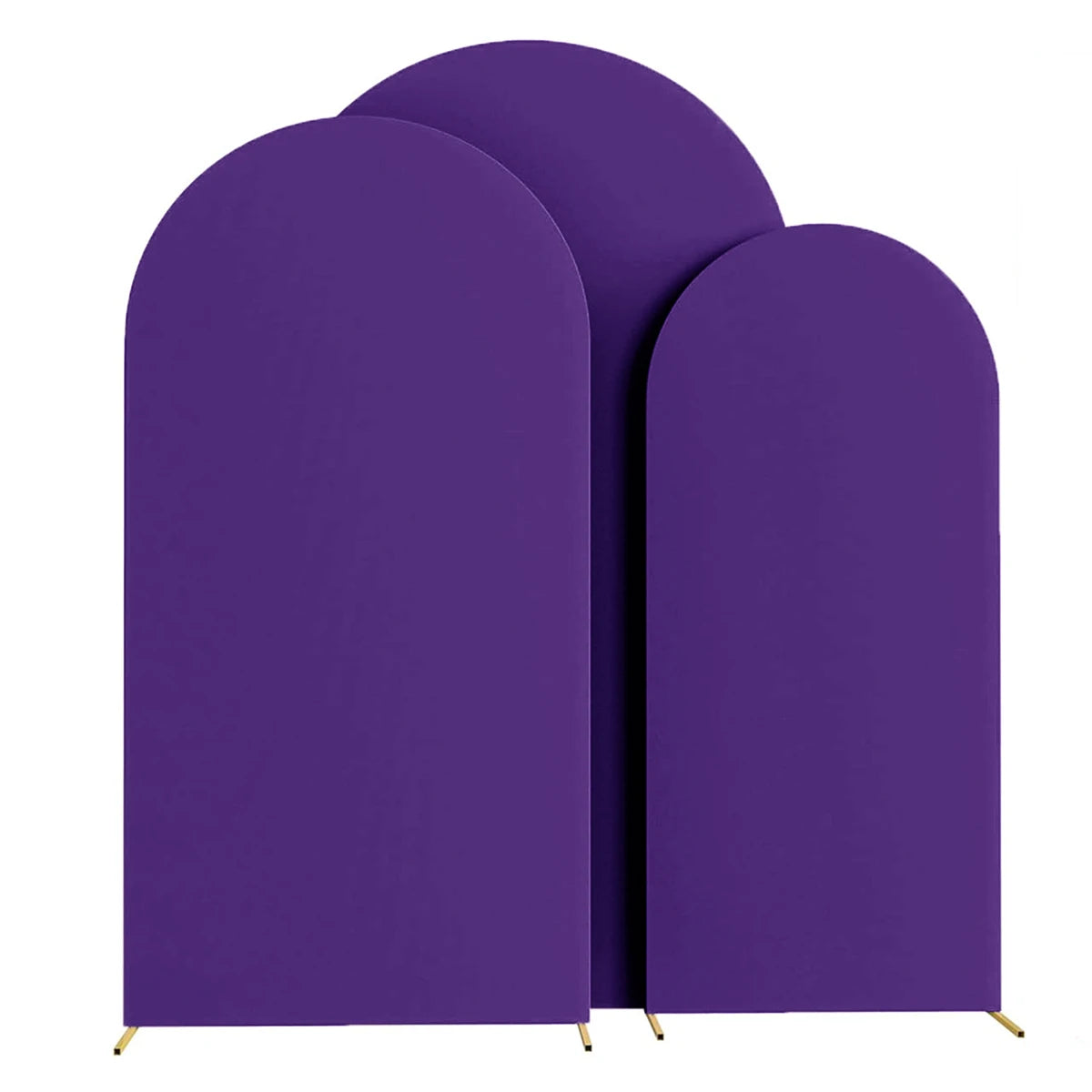 Wedding Arch Cover Arch Backdrop Cover Spandex Fitted Arch Cover for Wedding Birthday Festival Party （Without Shelf） - Dark P
