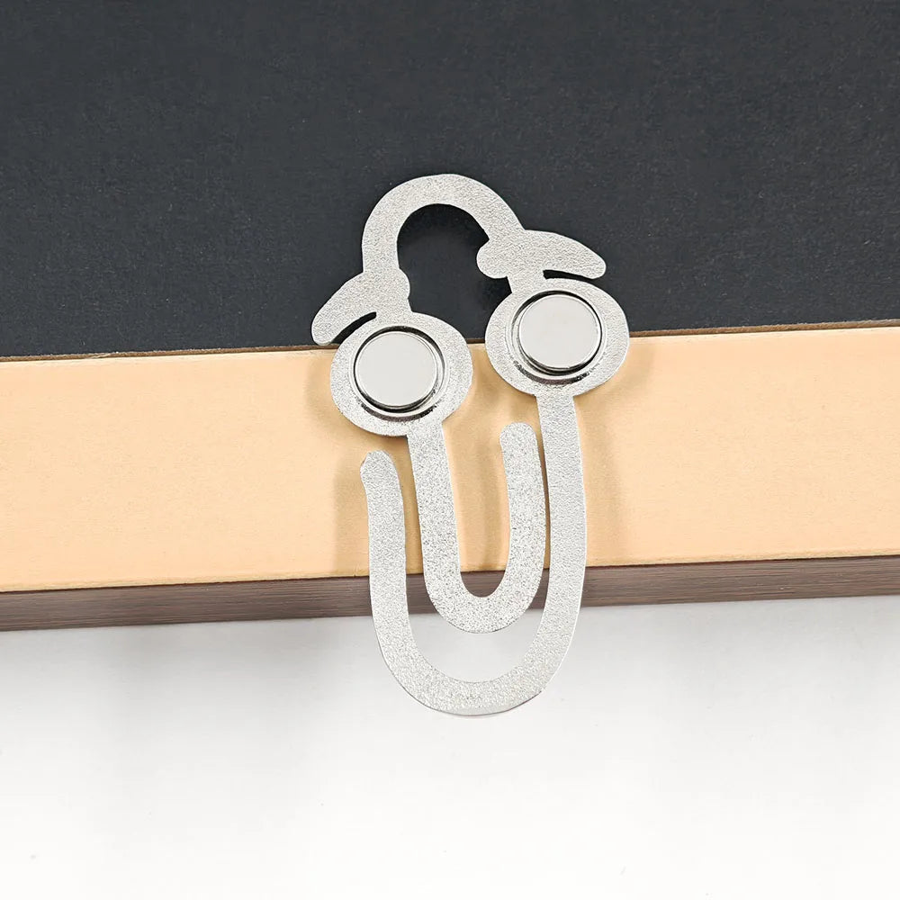 Retro Clippy Refrigerator Magnet Classic Microsoft Office Paperclip Brooch