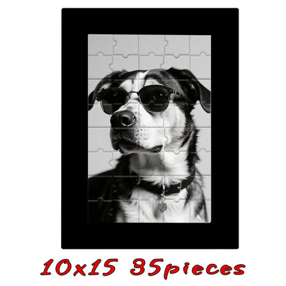 【Custom】Framed Wooden Puzzles, Custom Graduation Photo Puzzles as Gifts, Personalized, Multiple Color Sizes Wooden Frames, Gi