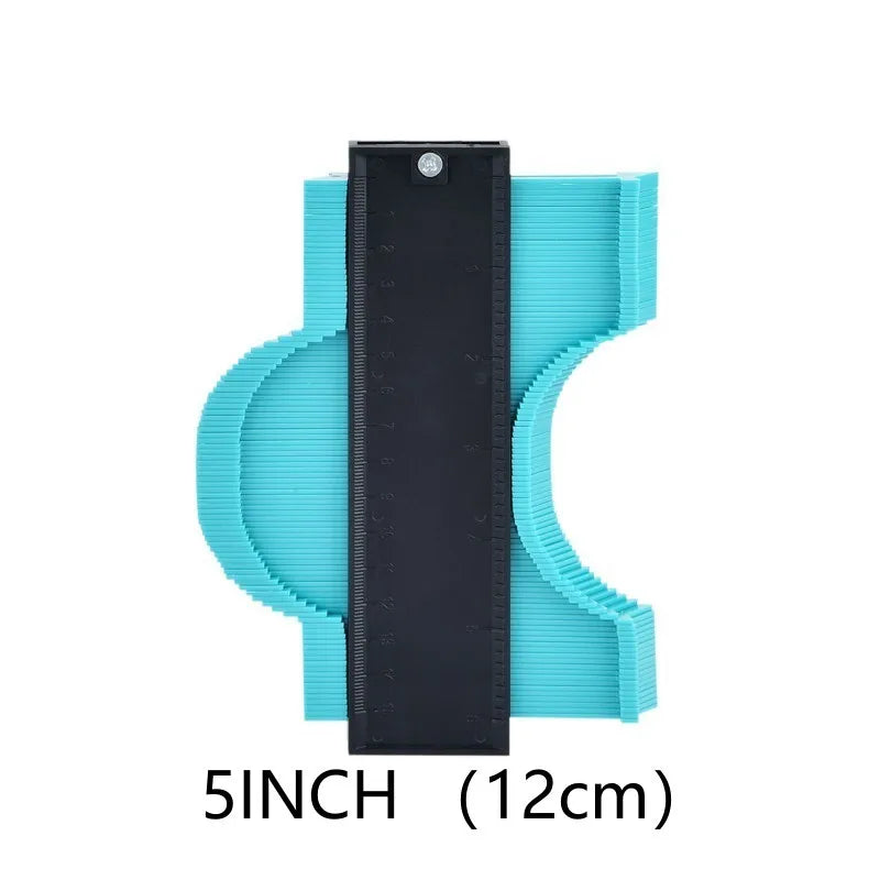 Contour Gauge Cutting Template Multi-Functio Measuring Instrument Woodworking Tool Tiles Measure Ruler Construction Contour T