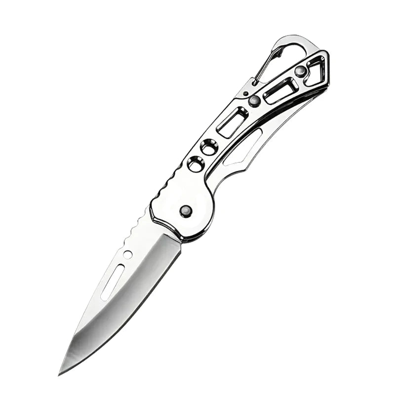 Folding Fruit Knife Stainless Steel Meat Cleaver Kitchen Knife with Non-slip Handle for Kitchen Accessories Pocket Knife - kn