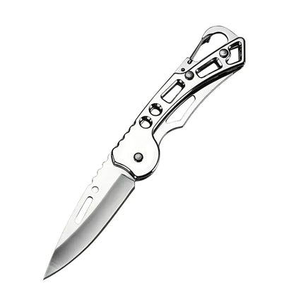 Folding Fruit Knife Stainless Steel Meat Cleaver Kitchen Knife with Non-slip Handle for Kitchen Accessories Pocket Knife - kn