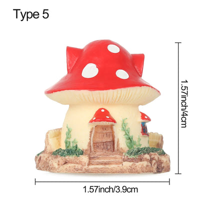 3pcs Table Chairs Miniature Set Mini Fairy Garden Furniture Ornaments Kit for Dollhouse Accessories Home Micro Landscape - 5