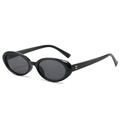 Small Oval Sunglasses for Women's Vintage Design Sun Glasses Shades Female Sexy Retro Punk Men Sunglass Outdoor Trendy Eyewea