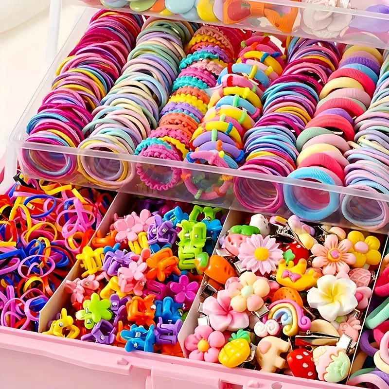 A 718-piece accessory set suitable for girls’ daily outings and participation in festive events – a richly curated collection