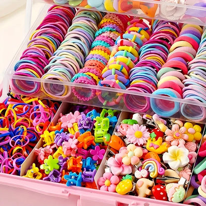 A 718-piece accessory set suitable for girls’ daily outings and participation in festive events – a richly curated collection
