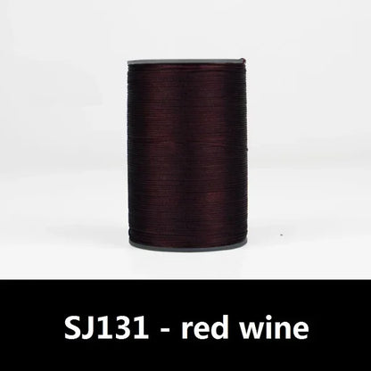 Round Leather Sewing Thread, Waxed Cord for Leathercraft, DIY Necklace Bracelet Thread, 63 Color Options, Durable Waxed Finis