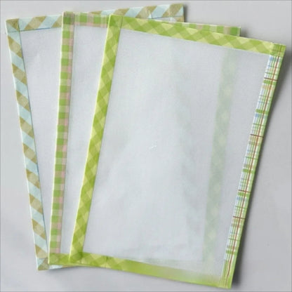 Handmade Perler Beads Baking Cloth Edge-stitched Transparent Iron-on Mat DIY Accessories Perler Beadsheat-resistant Paper