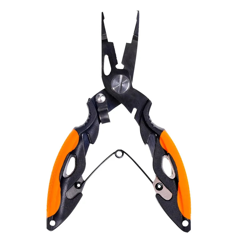 Multifunction Fishing Pliers Tools Accessories for Goods Winter Tackle Pliers Vise Knitting Flies Scissors Braid Set Fish Ton