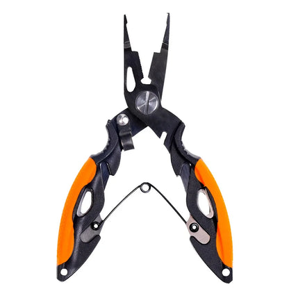 Multifunction Fishing Pliers Tools Accessories for Goods Winter Tackle Pliers Vise Knitting Flies Scissors Braid Set Fish Ton