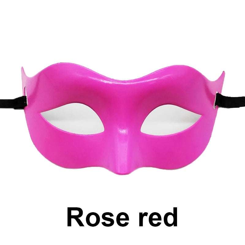 Women Man Sexy Gentleman Masquerade Mask Prom Mask Halloween Party Props Black White Retro Mask Plastic Half Face Cosplay Mas