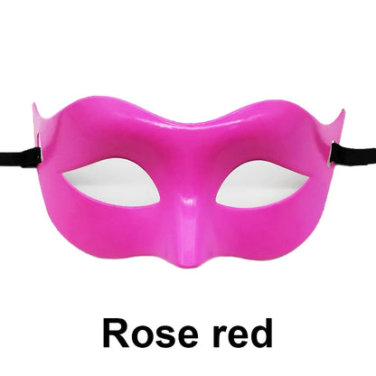 Women Man Sexy Gentleman Masquerade Mask Prom Mask Halloween Party Props Black White Retro Mask Plastic Half Face Cosplay Mas
