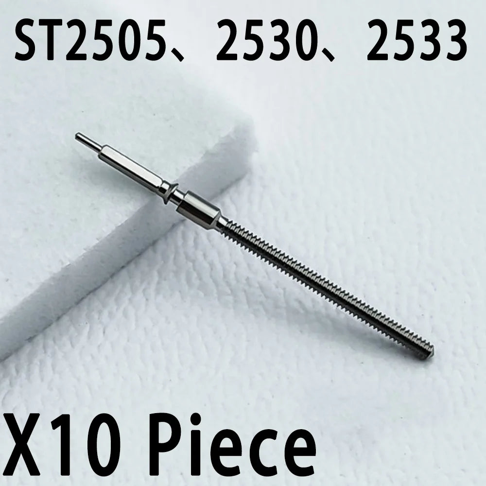 NH35 Stems 10Pcs/3Pcs Movement Watch Stem Crown Kit Watch Parts For NH34 NH35 NH36 VK63 Miyota8215 Stem Spare Parts - 15