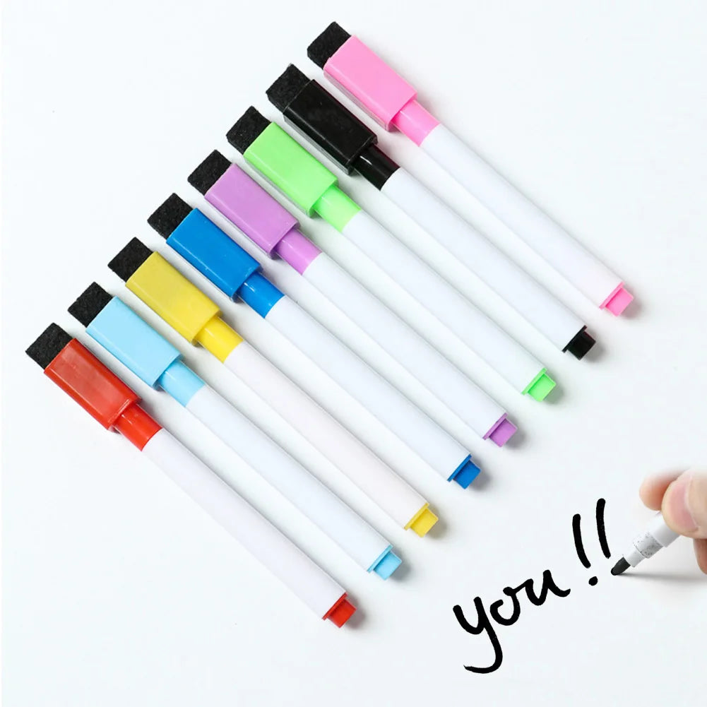 A4/A3 Magnetic Whiteboard Dry Erase White Board Markers Office Home Erasable Flexible Refrigerator Magnet Memo Message Board 