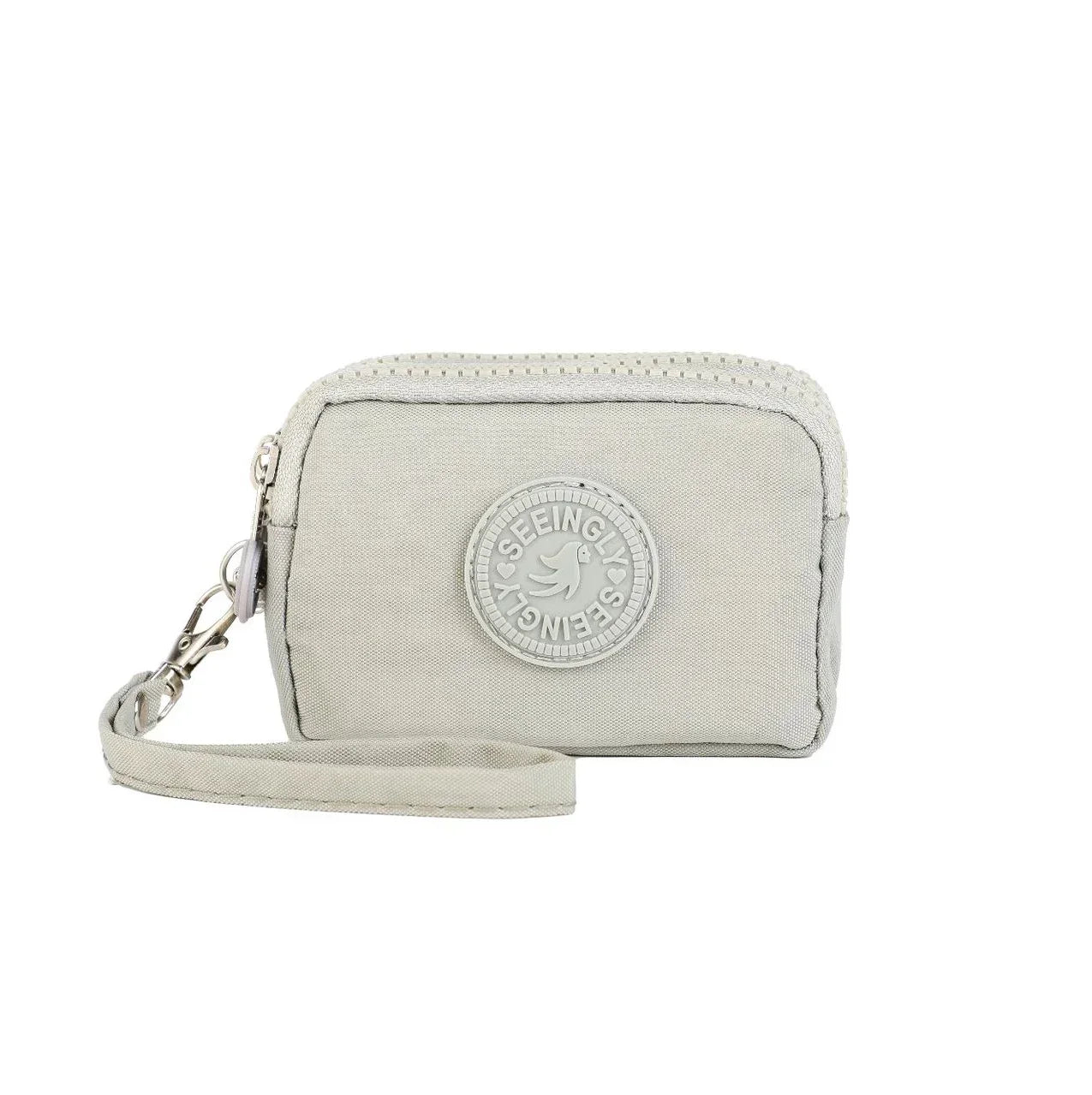 Mini Nylon Coin Purse Key Bag Women Wallets Zipper Waterproof Portable Three Layer Card Holder Female Girl Handbag Headphone 