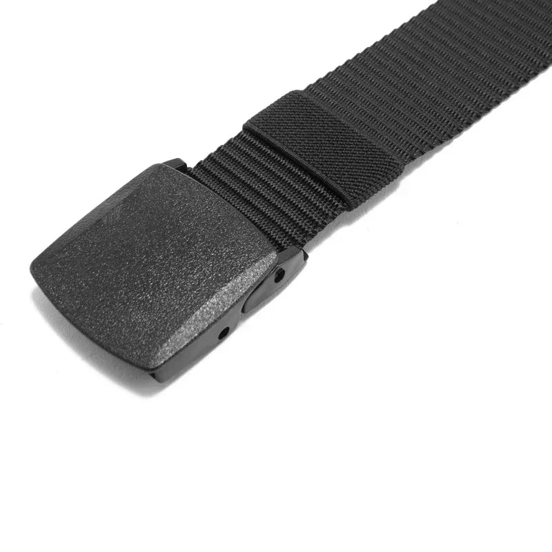 2Pcs New Automatic Buckle Nylon Belt Outdoor Hunting Multifunctional Tactical Canvas Belt Men Belt