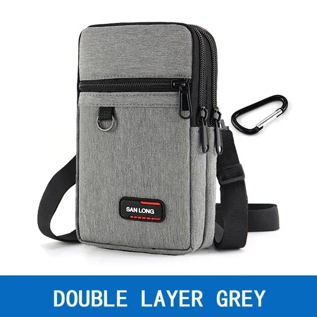 Waterproof Waist Bag Purse with Belt Single/double Layer Outdoor Fanny Pack Men Women Phone Pouch Camping Hunting Tactical Ba