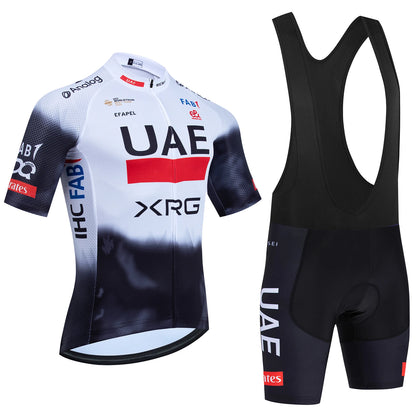 2026 New WHITE Cycling Jersey UAE Team Bike Jersey Shorts 10 Color Men Women Quick dry Ropa Ciclismo Pro Bicycle TShirt Cloth