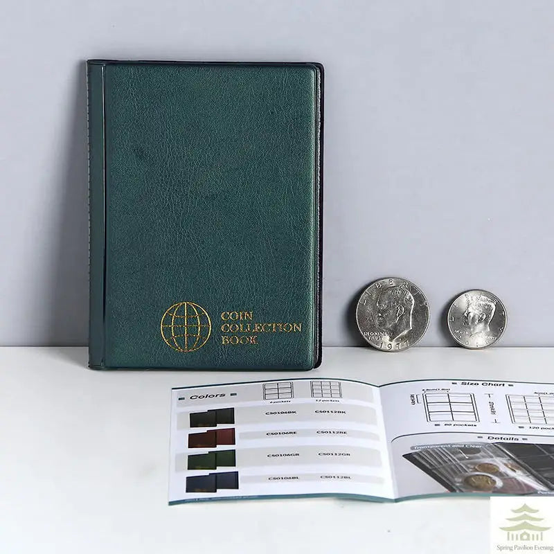 Coin Organizer Storage 120 Pockets Coin Collection Book Coin Collection Holder Album Commemorative