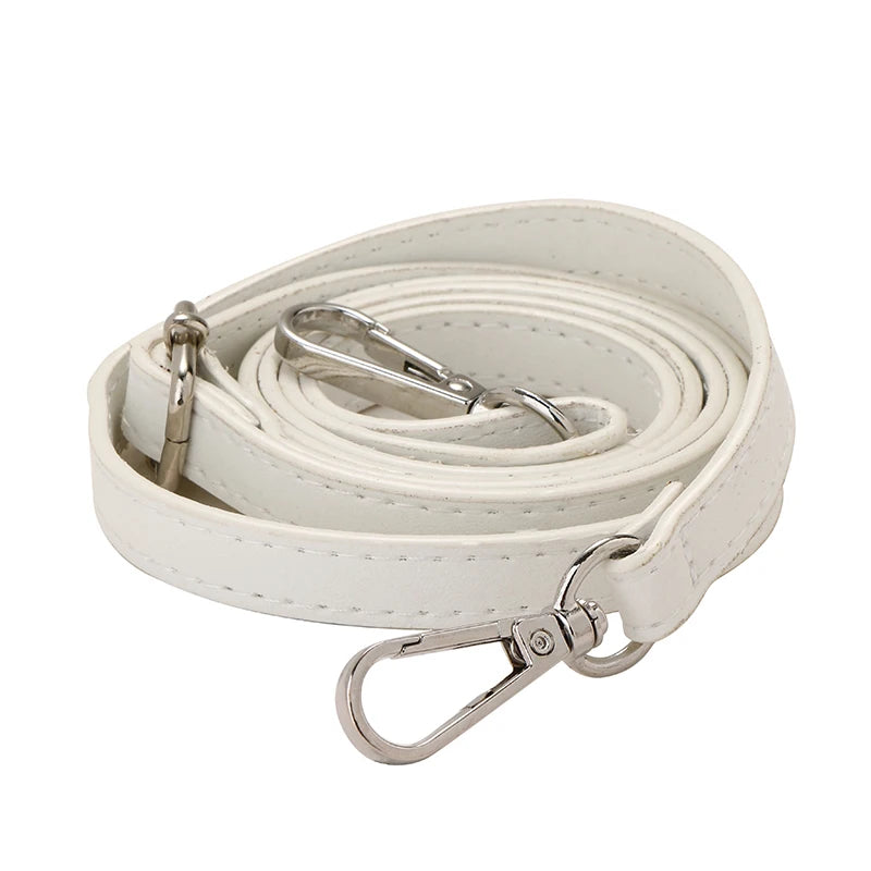 125CM Long PU Leather Bag Strap Accessories for handbags 1.2CM Wide Shoulder Bag Strap For crossbody Replacement Strap For Ba